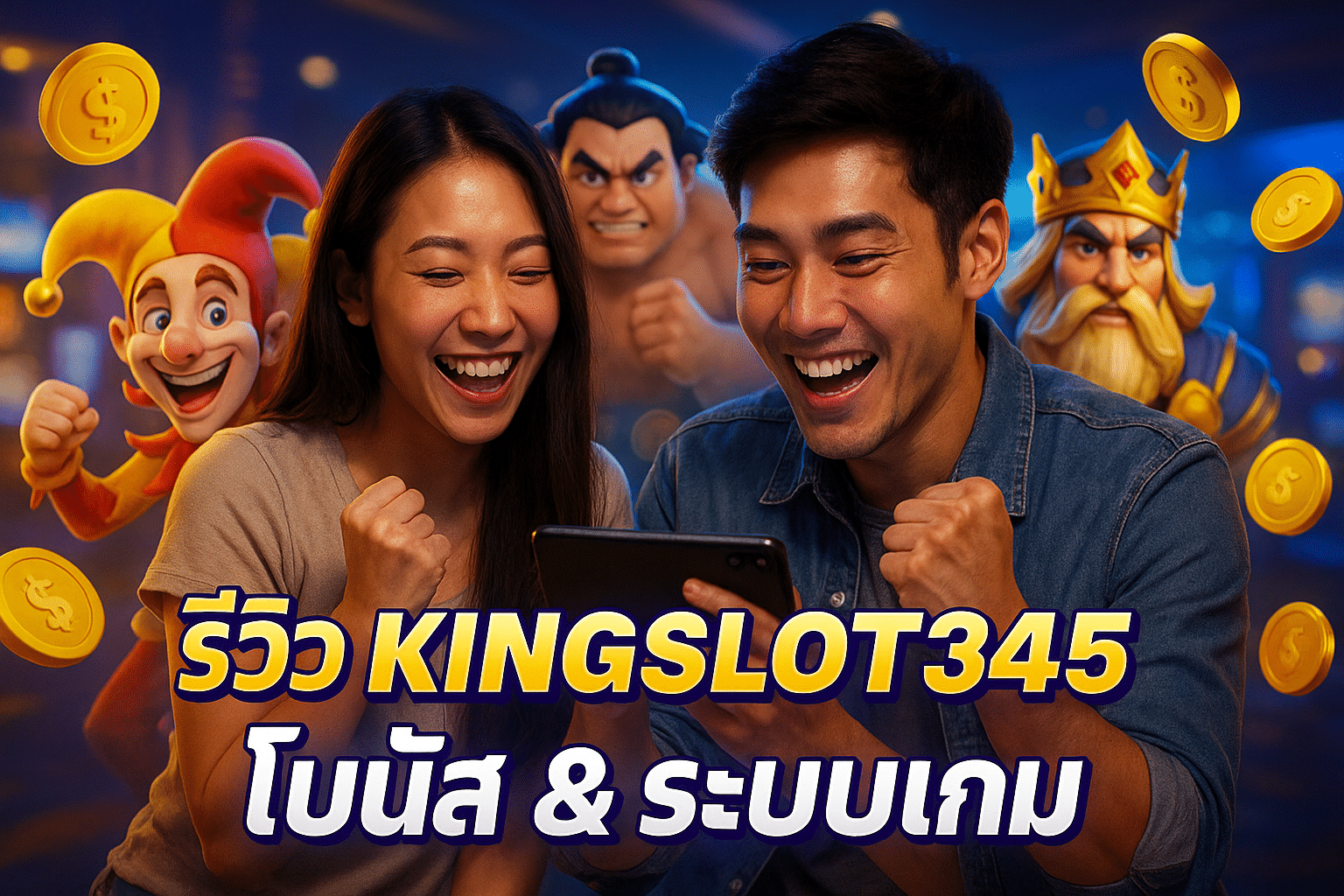 รีวิว KINGSLOT345 โบนัส & ระบบเกม