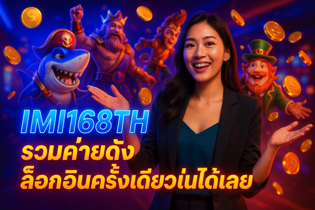 IMI168TH รวมค่ายดัง ล็อกอินครั้งเดียวเล่นได้เลย